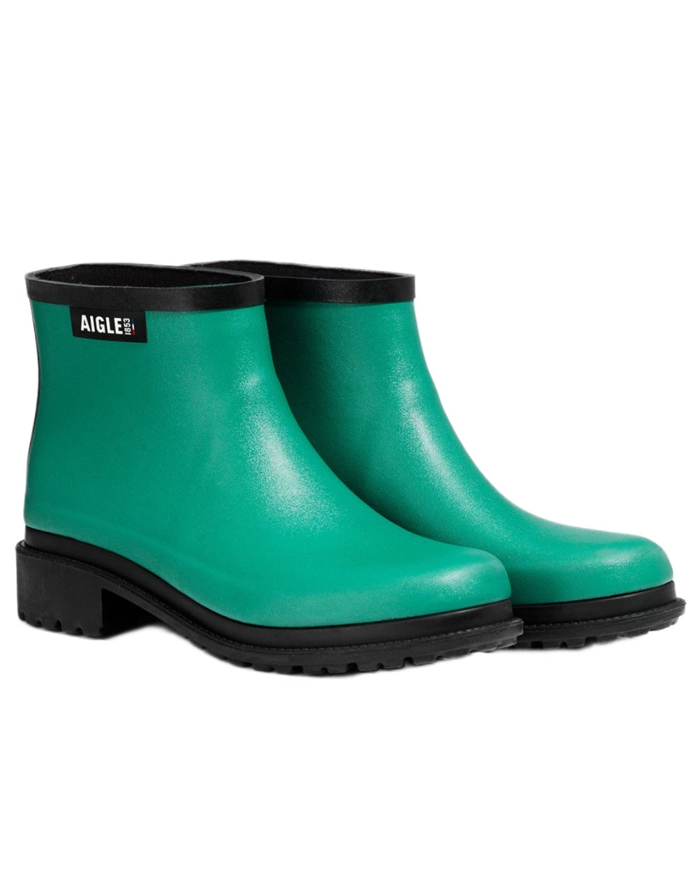 Alhambra FFL coloured Aigle Womens Fulfeel Low Rain Ankle Boots on white background 