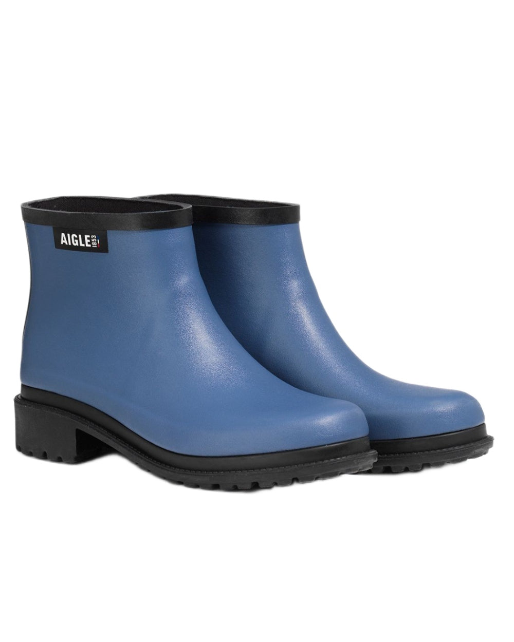 Marais FFL coloured Aigle Womens Fulfeel Low Rain Ankle Boots on white background 
