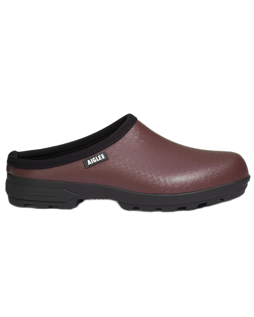 Sureau coloured Aigle Womens Lessfor Open Clogs on white background 