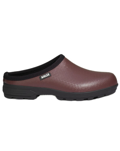Sureau coloured Aigle Womens Lessfor Open Clogs on white background 