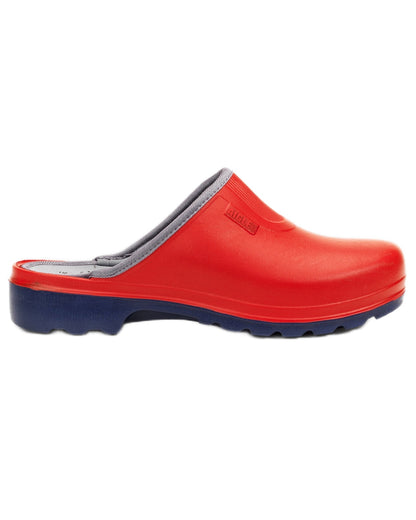Sweet Dark Navy coloured Aigle Womens Taden 2 Ultra-Light Clogs on white background 