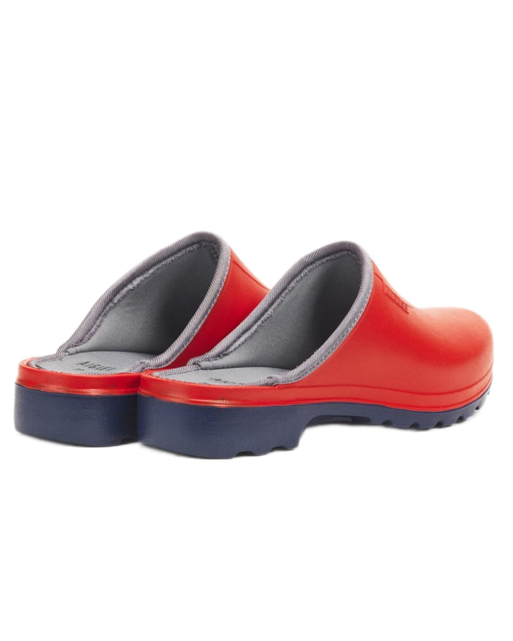 Sweet Dark Navy coloured Aigle Womens Taden 2 Ultra-Light Clogs on white background 