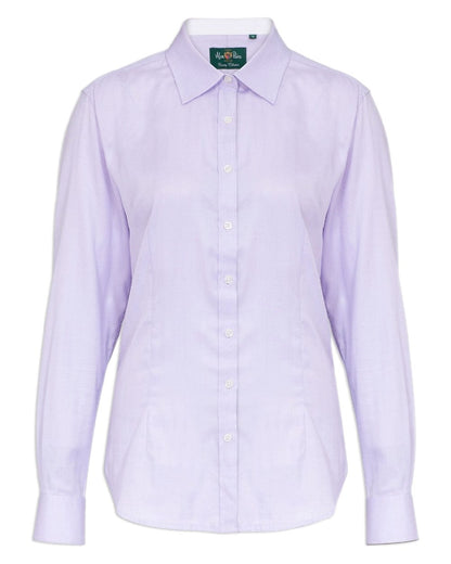 Lilac Coloured Alan Paine Bromford Ladies Shirt on white background 