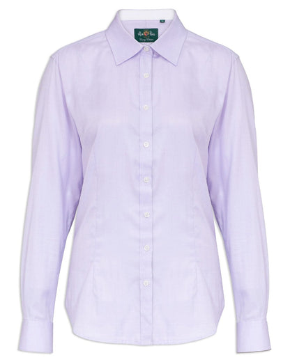 Lilac coloured Alan Paine Bromford Ladies Shirt on white background 