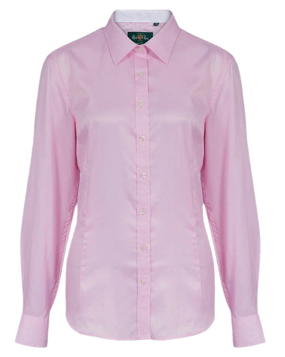 Pink Coloured Alan Paine Bromford Ladies Shirt on white background 