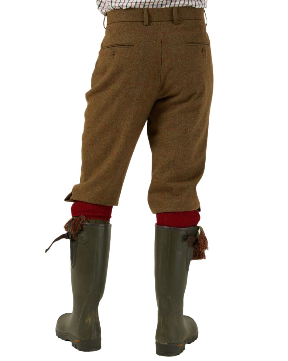 Hawthorn coloured Alan Paine Combrook Breeks on white background 