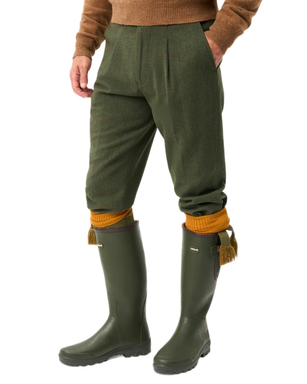 Mariner coloured Alan Paine Combrook Breeks on white background 