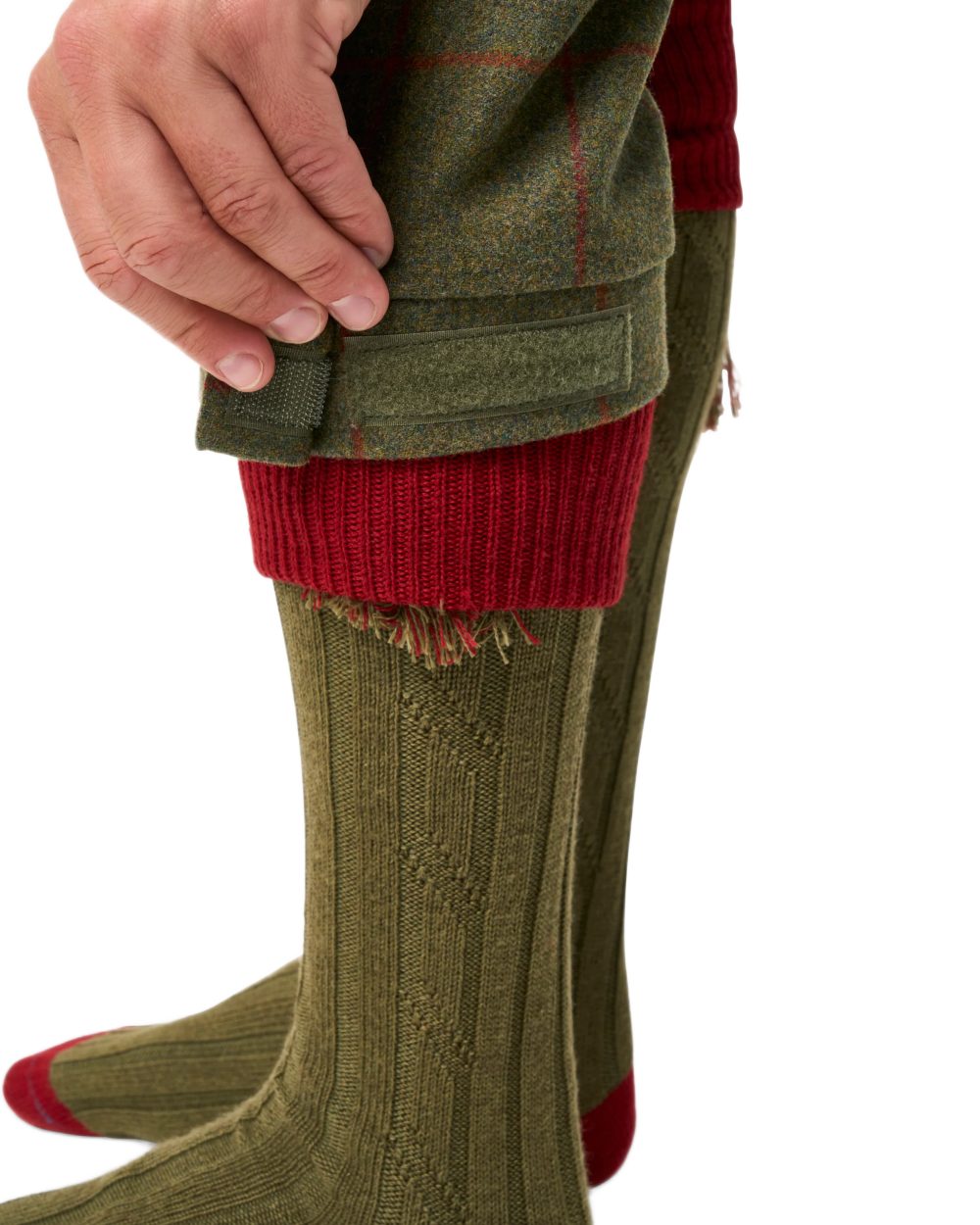 Reed coloured Alan Paine Combrook Breeks on white background 