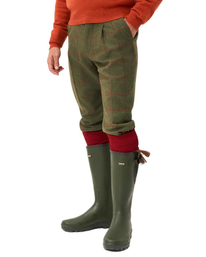Reed coloured Alan Paine Combrook Breeks on white background 
