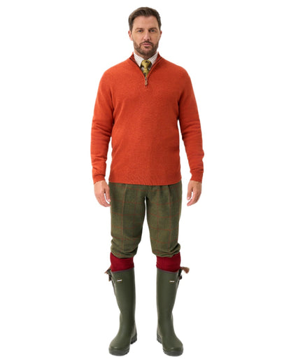 Reed coloured Alan Paine Combrook Breeks on white background 