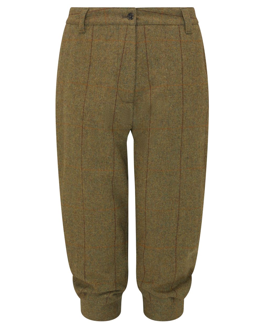Grove coloured Alan Paine Combrook Ladies Tweed Breeks on white background 