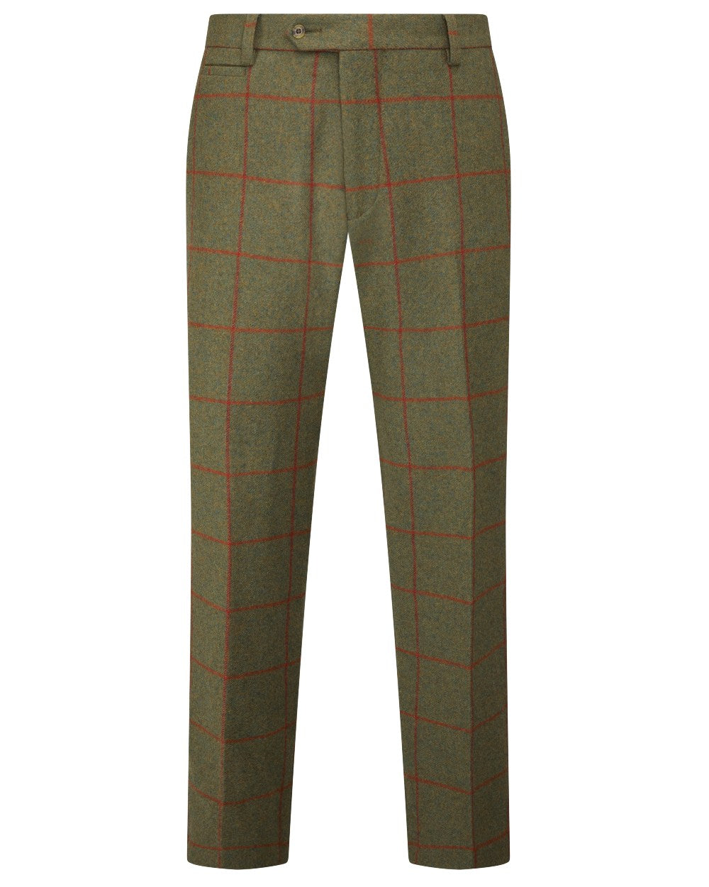 Reed coloured Alan Paine Combrook Mens Trousers on white background 