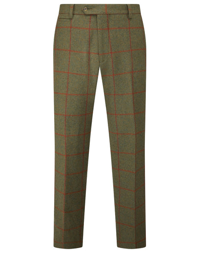 Reed coloured Alan Paine Combrook Mens Trousers on white background 