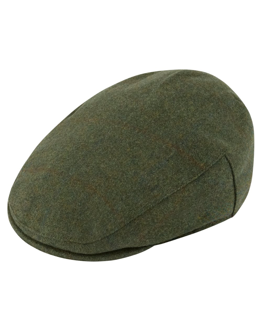 Mariner coloured Alan Paine Combrook Tweed Cap on white background 