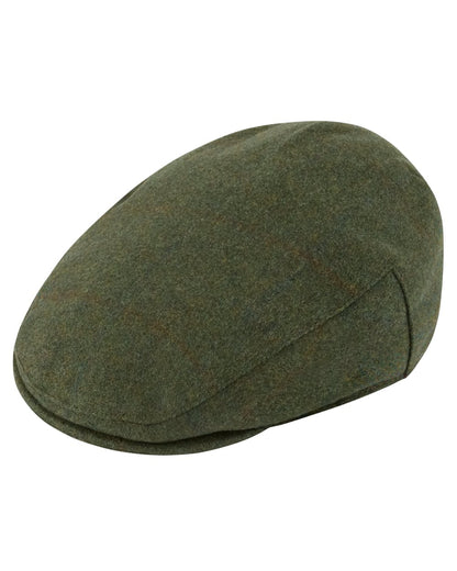 Mariner coloured Alan Paine Combrook Tweed Cap on white background 
