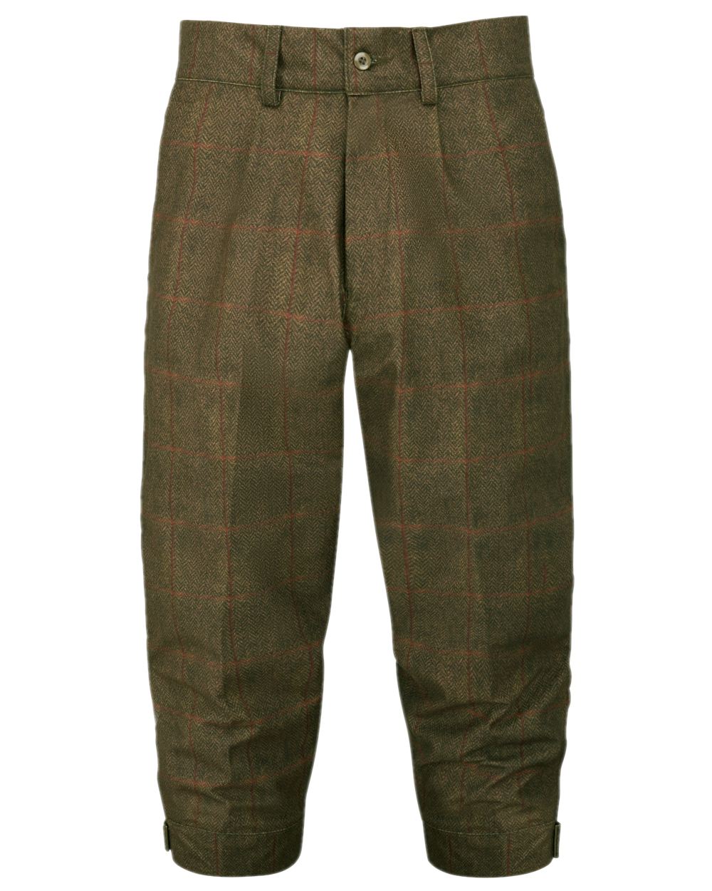 Oak Coloured Alan Paine Didsmere Mens Technical Tweed Breeks on white background 