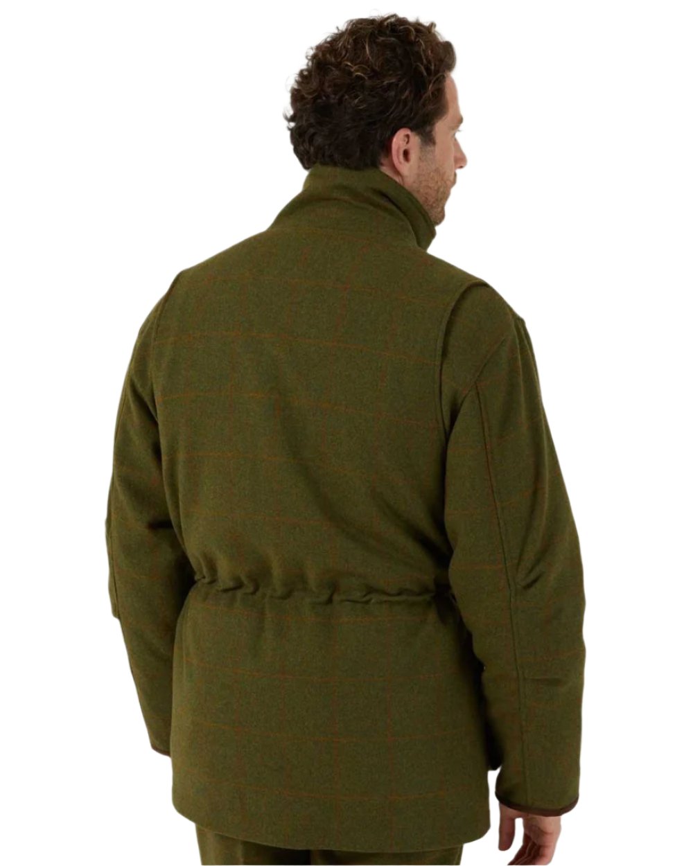 Maple coloured Alan Paine Mens Combrook Field Coat on white background 