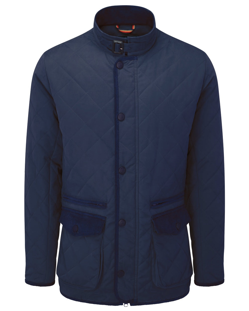 Navy coloured Alan Paine Surrey Mens Quilted Jacket 