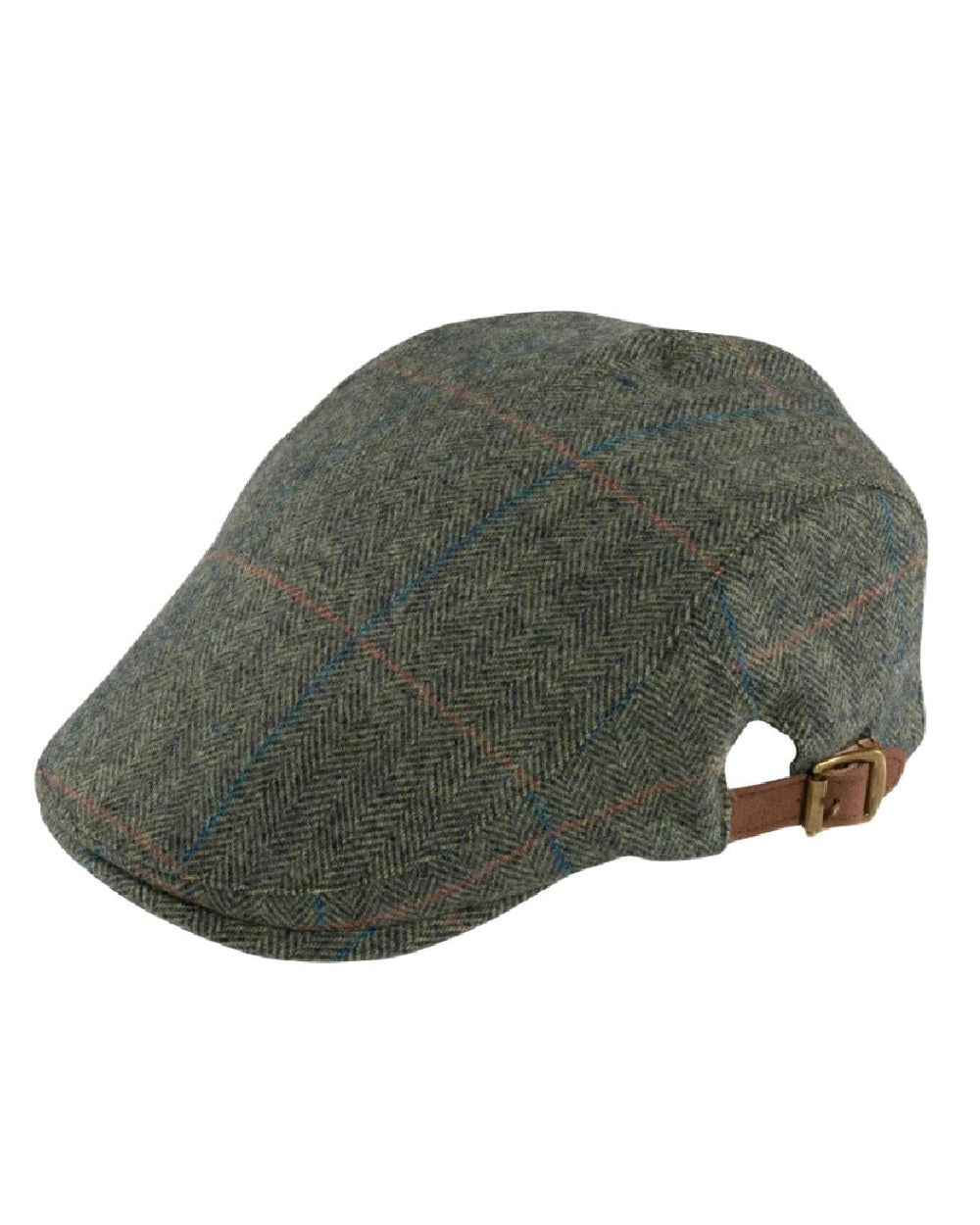 Alan Paine Combrook Adjustable Tweed Cap in Spruce 