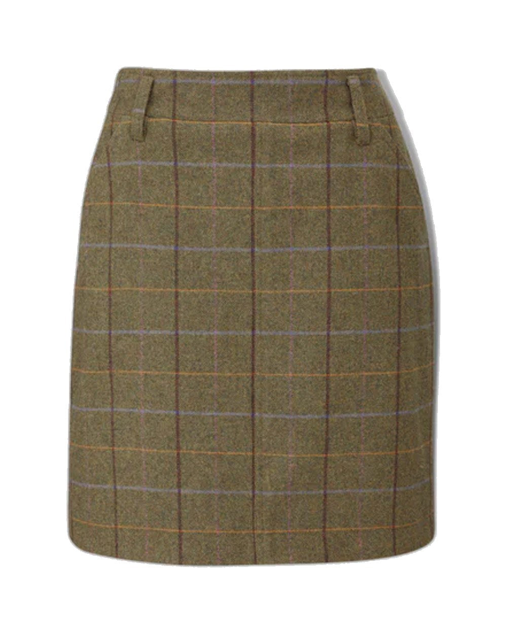 Alan Paine Combrook Tweed Skirt in Hazel 