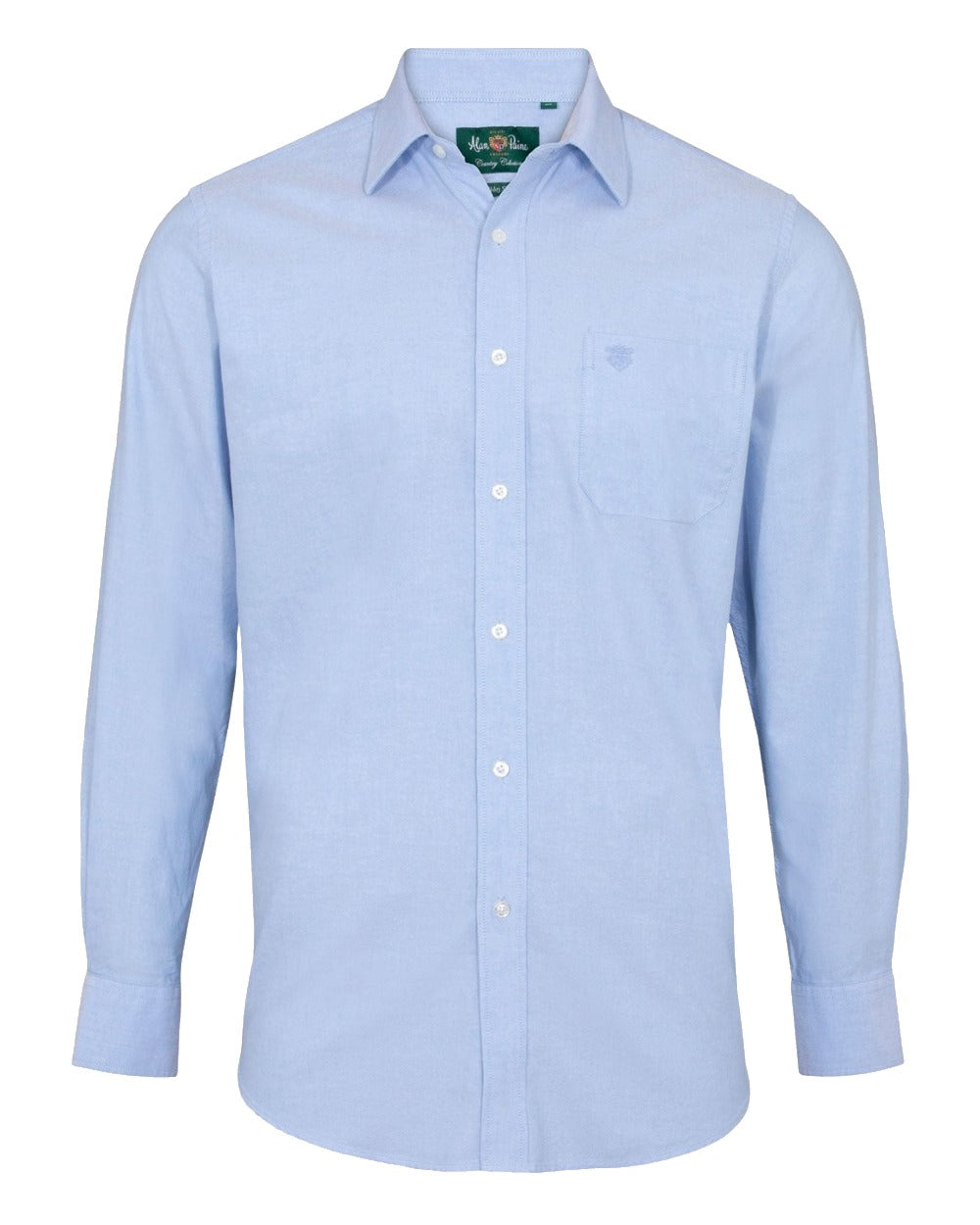 Alan Paine Ilkley Shirt in Oxford Blue 