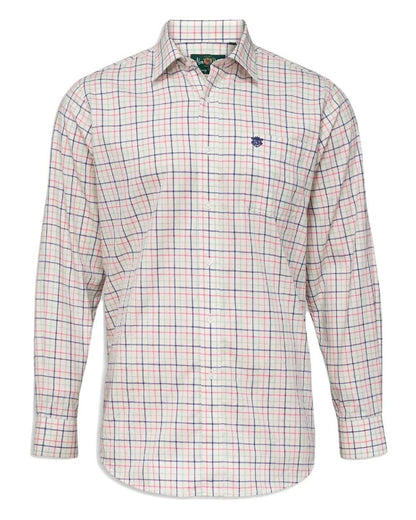 Alan Paine Ilkley Shirt in Pink Check 