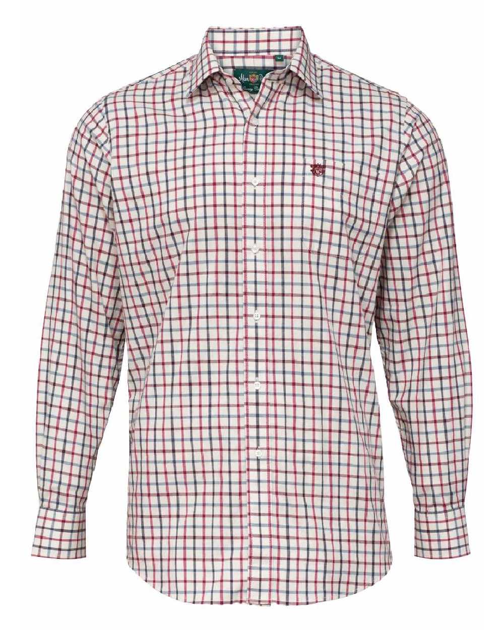 Alan Paine Ilkley Shirt in Red Check 