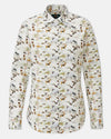 Field Print coloured Alan Paine Ladies Lawen Printed Shirt on light grey background #colour_field-print