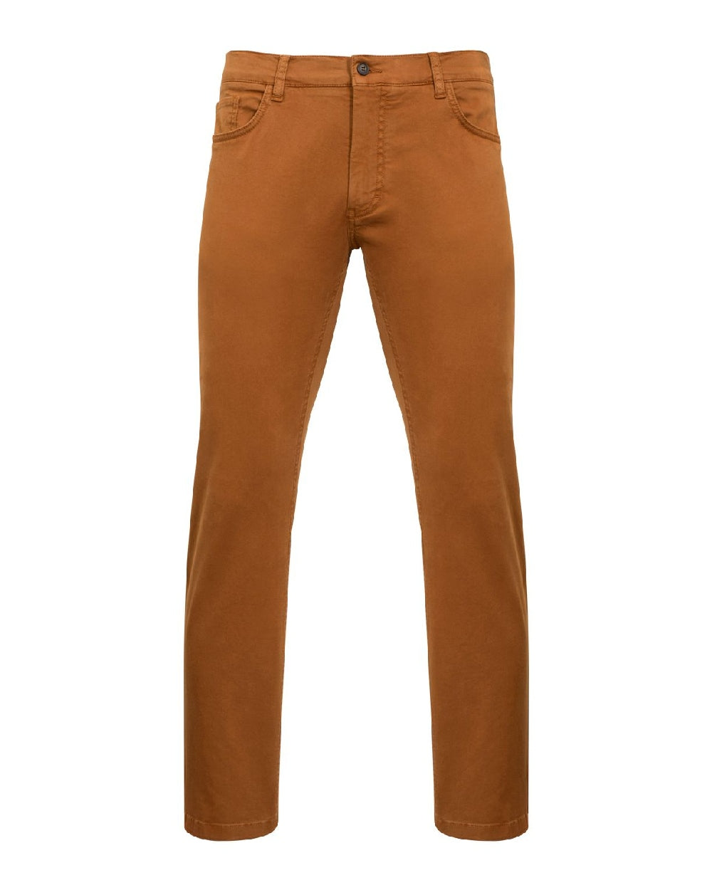 Alan Paine Mens Cheltham Chino Jeans in Tobacco 