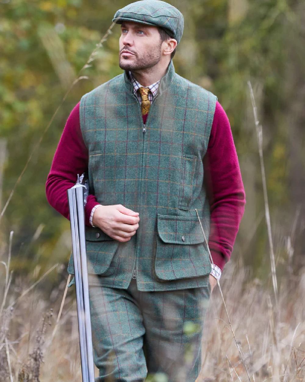 Alan Paine Rutland Tweed Breeks in Fern 