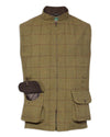 Alan Paine Rutland Tweed Waistcoat in Lichen #colour_lichen