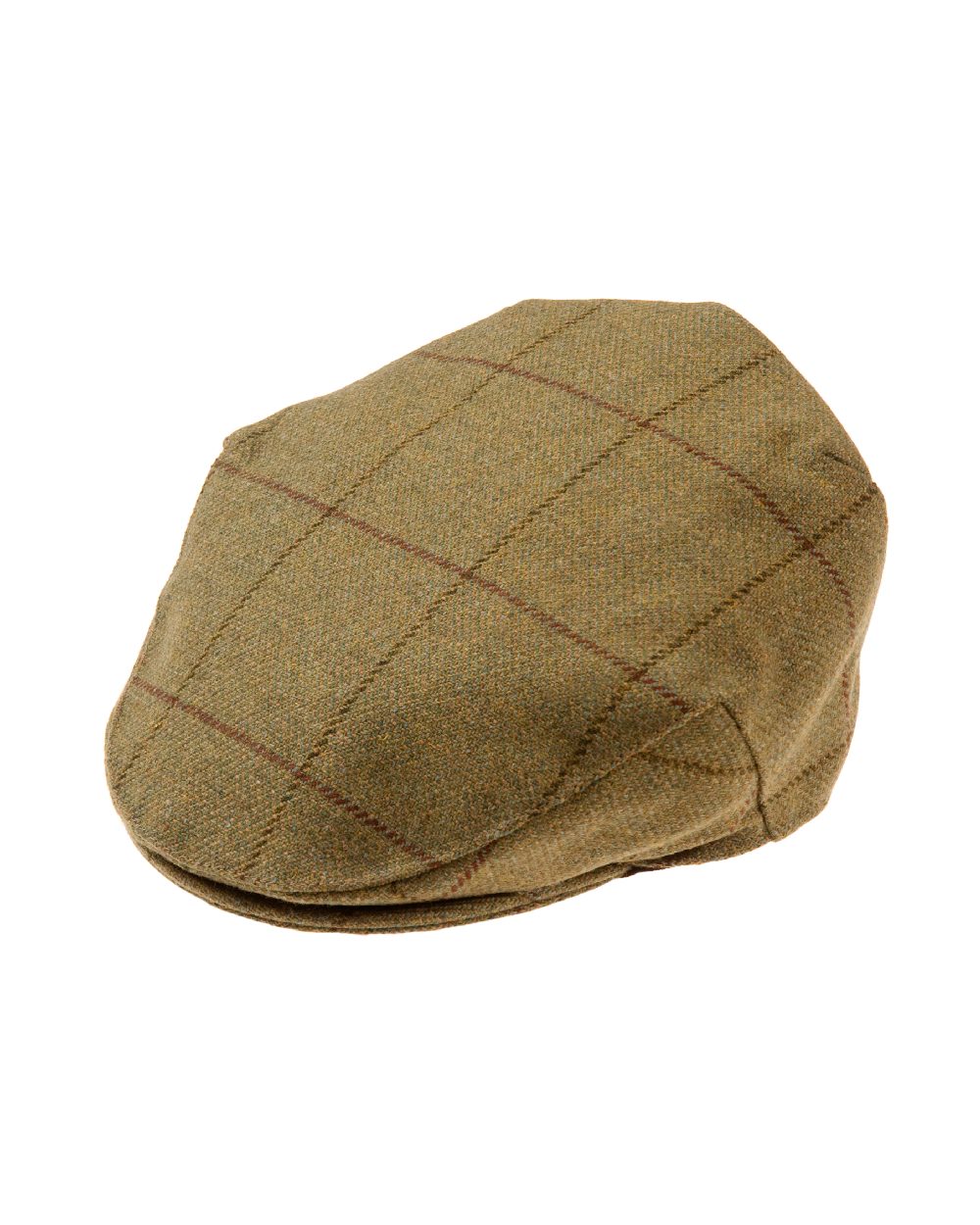 Alan Paine Rutland Waterproof Tweed Flat Cap in Lichen 