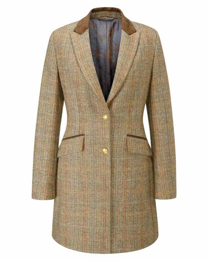 Alan Paine Surrey Mid-Thigh Tweed Coat in Hazelwood 