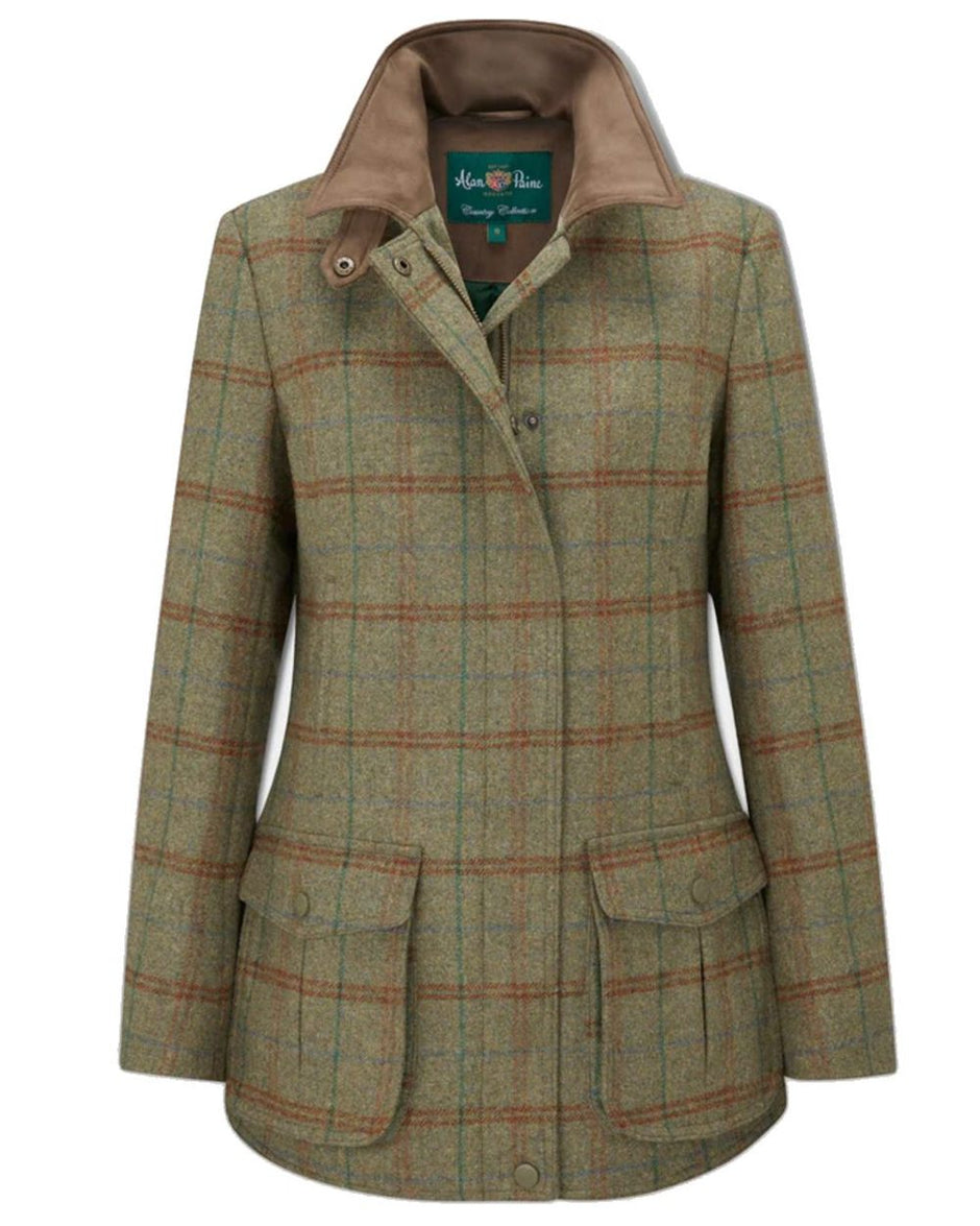 Veste Dublin Albany Tweed - Marron, Col En Daim, Coupe Cintrée, Neuve