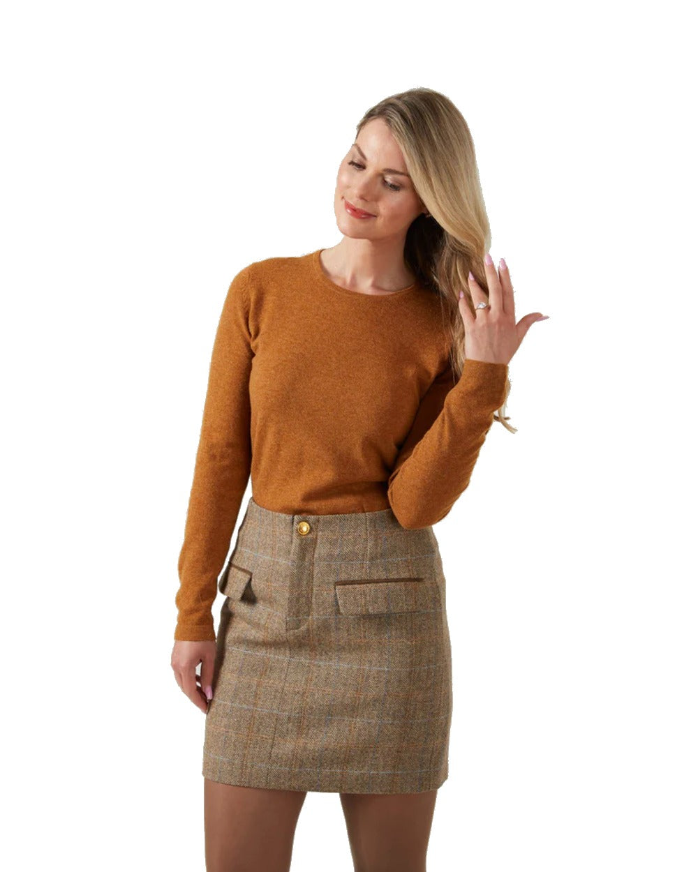 Alan Paine Womens Surrey Skirt in Hazelwood 