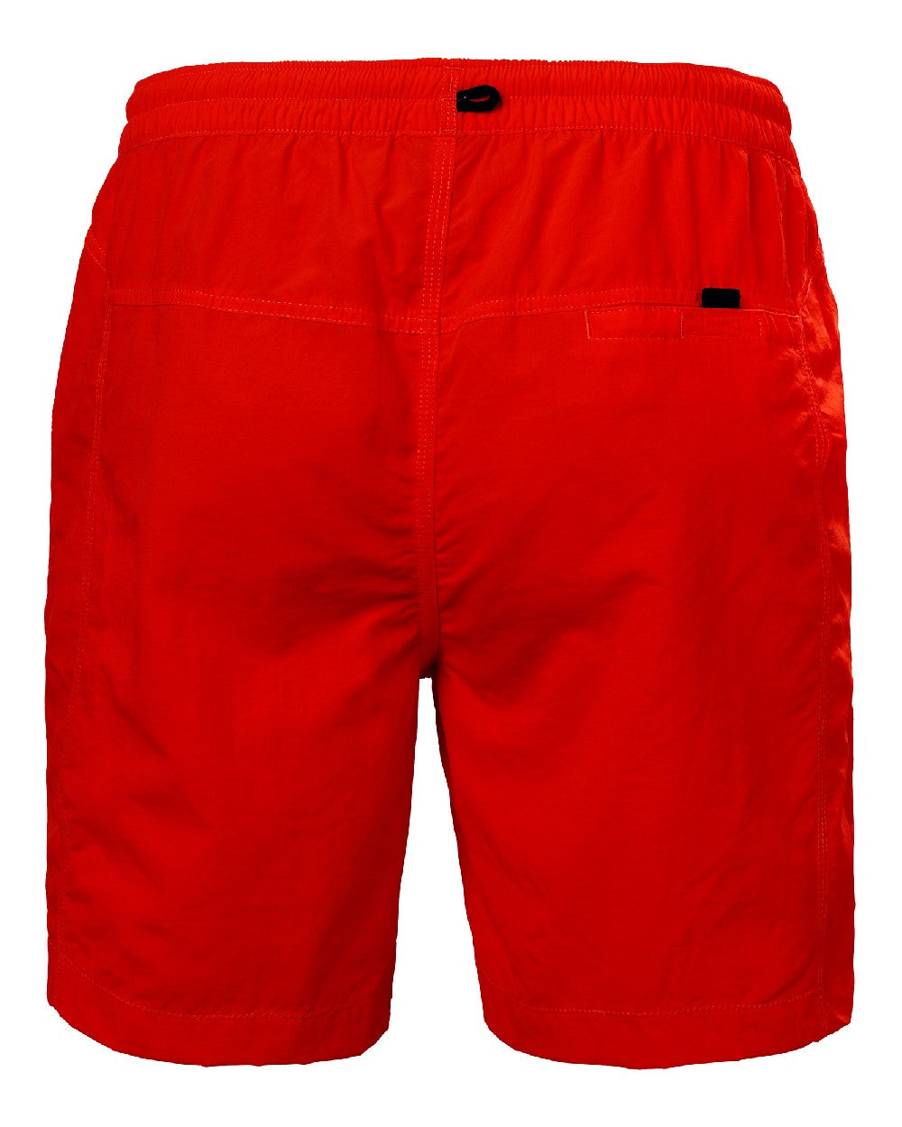 Alert Red coloured Helly Hansen Mens Calshot Trunks on a white background 