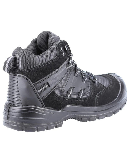 Black coloured Amblers Safety AS257 S1P SRC Safety Boots on white background 