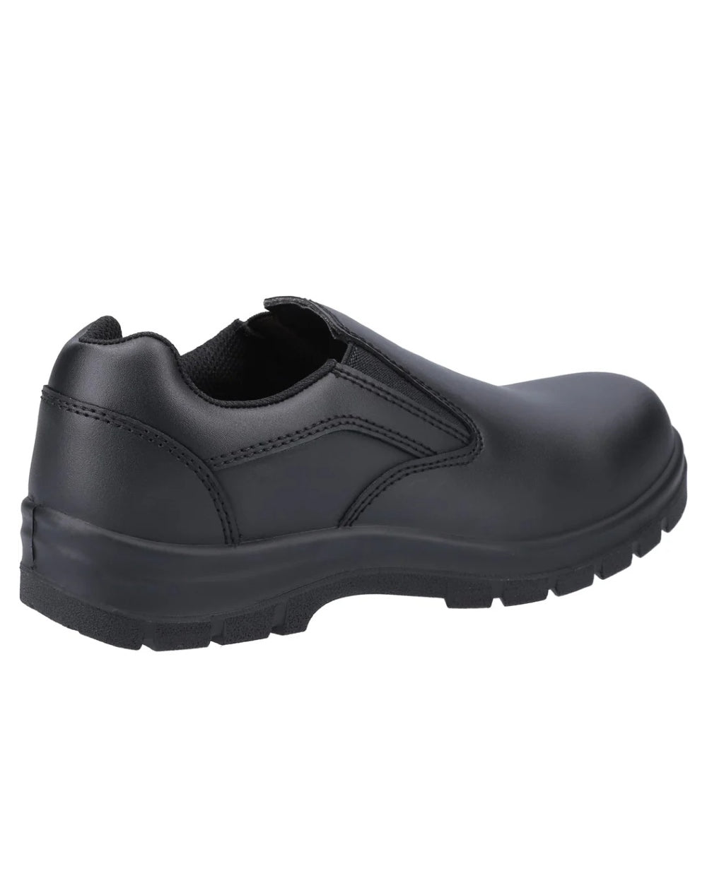 Black coloured Amblers Safety Womens AS716C Grace S3 SRC Safety Shoes on white background 