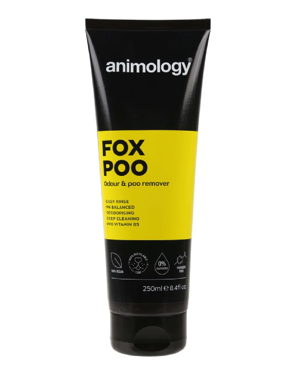 Animology Shampoo Fox Poo 250ml on white background