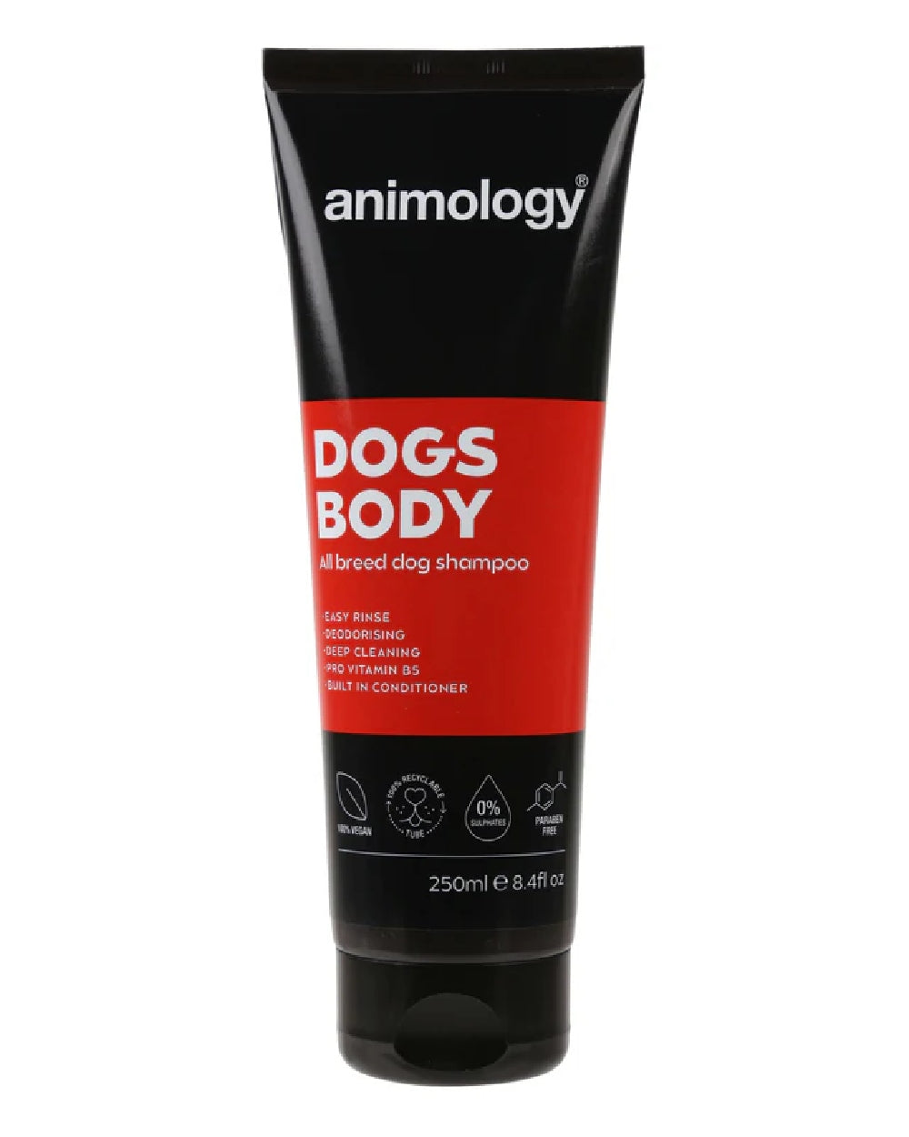 Animology Dogs Body Shampoo 250ml on white background