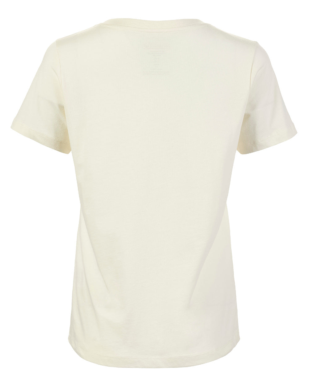 Antique Sail White Coloured Musto Womens Classic Short Sleeve T-Shirt On A White Background 