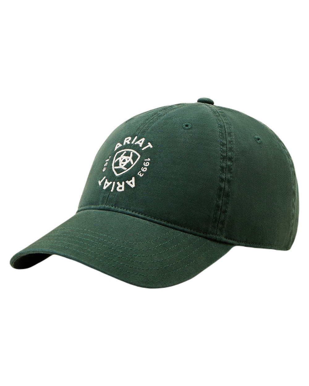 Forest Green coloured Ariat Country Cap on white background 