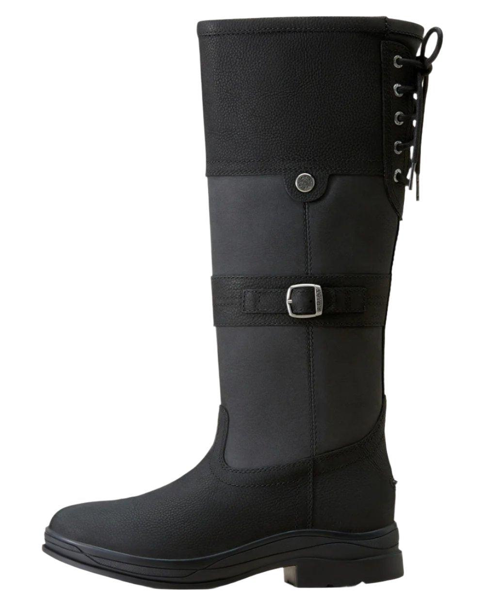 Charcoal Coloured Ariat Langdale Waterproof Boots on white background 