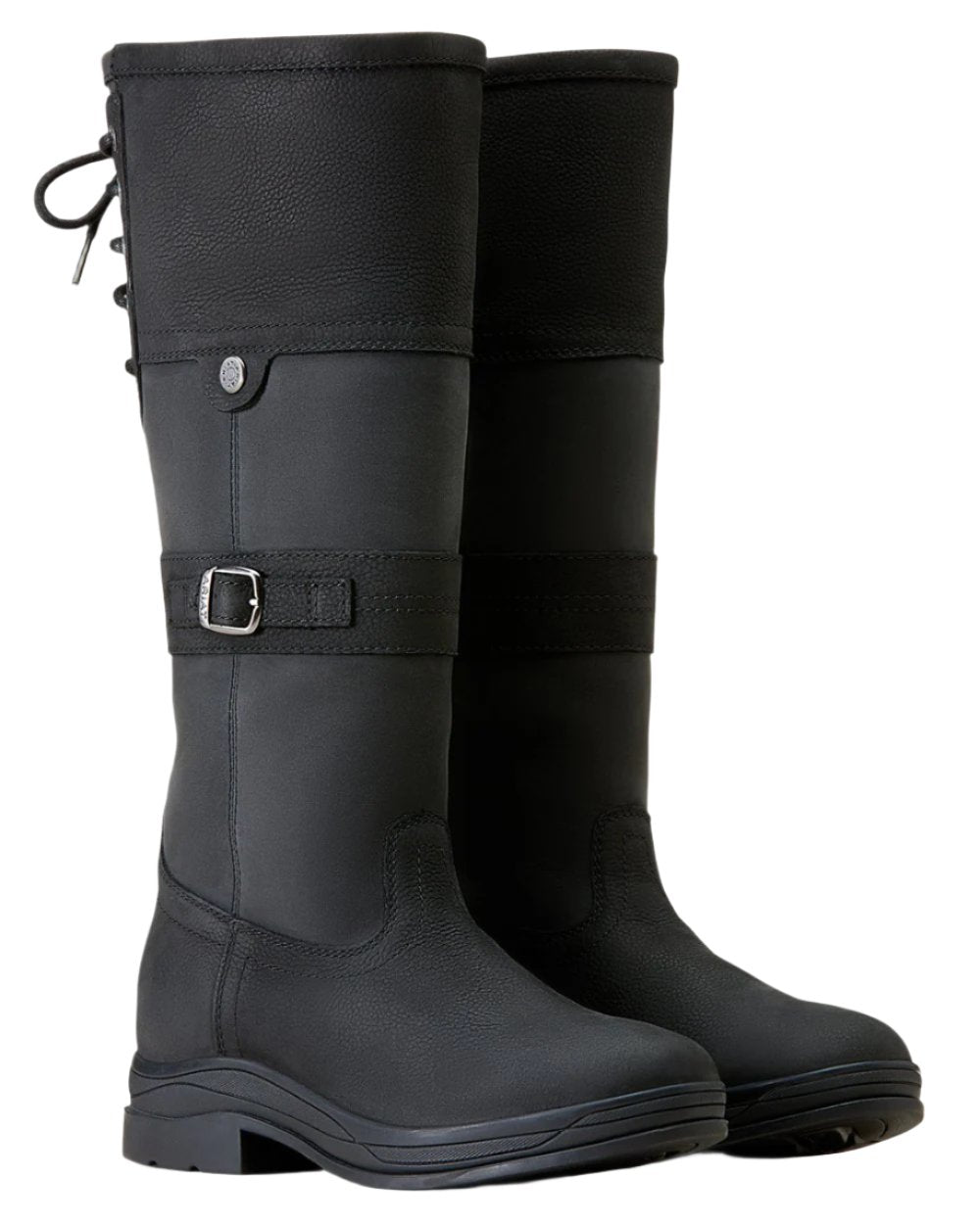 Charcoal Coloured Ariat Langdale Waterproof Boots on white background 