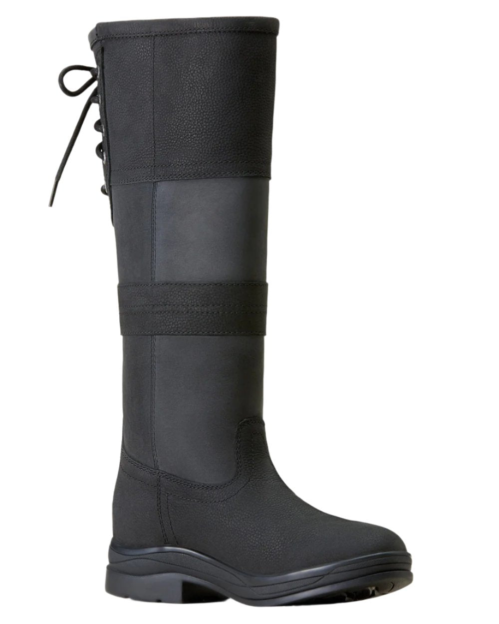 Charcoal Coloured Ariat Langdale Waterproof Boots on white background 