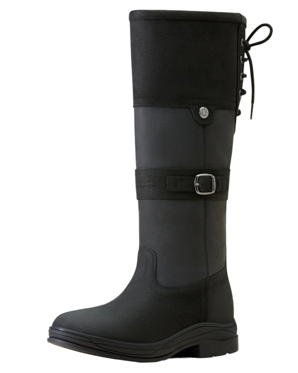 Charcoal Coloured Ariat Langdale Waterproof Boots on white background 