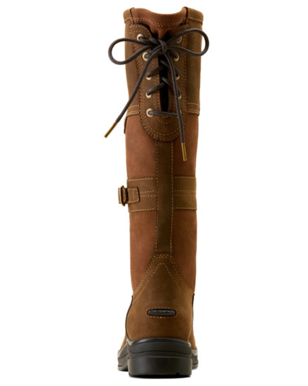 Java coloured Ariat Langdale Waterproof Boots on white background 