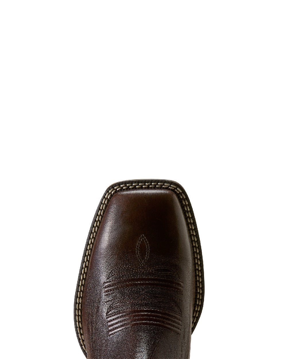 Chocolate Chip coloured Ariat Mens Booker Chelsea Wide Square Toe Western Boots on white background 