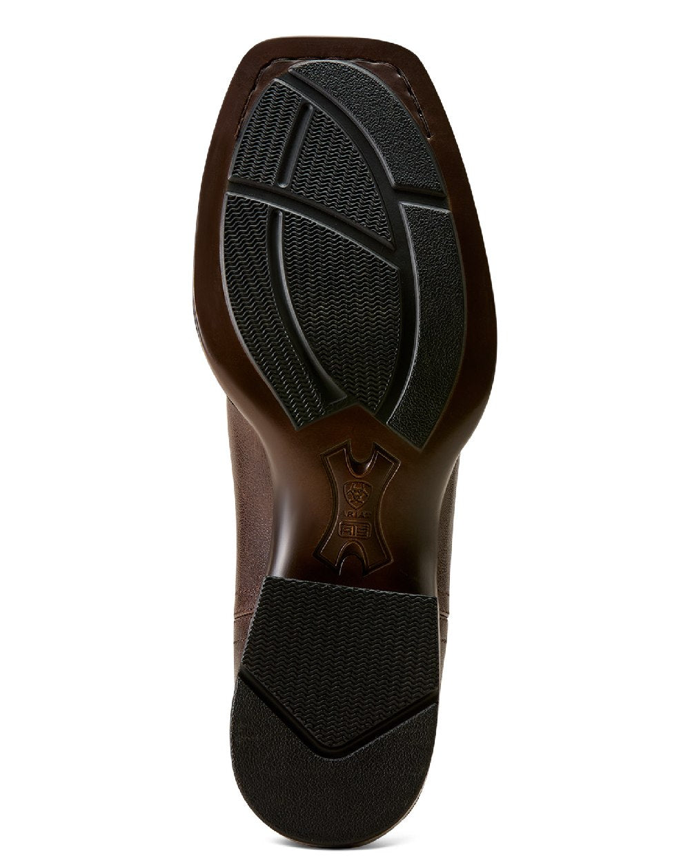 Chocolate-Chip coloured Ariat Mens Booker Chelsea Wide Square Toe Western Boots on white background 