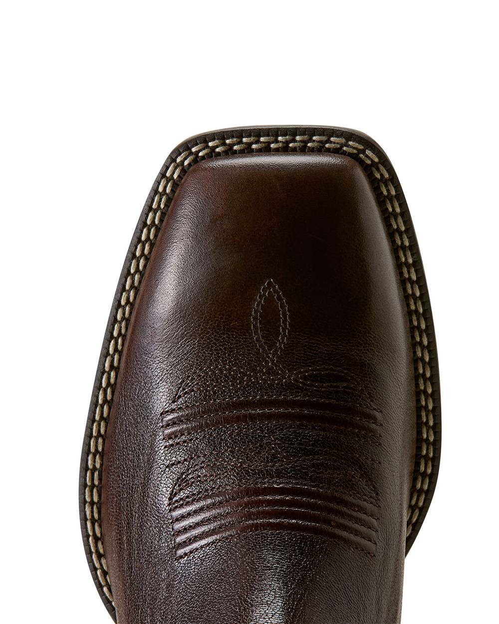 Chocolate-Chip coloured Ariat Mens Booker Chelsea Wide Square Toe Western Boots on white background 